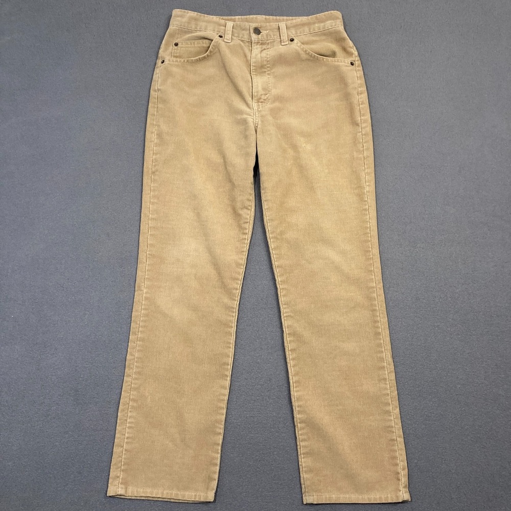 Vintage Levi's Orange Tab Corduroy Men's Straight Leg Pants 30x32 (29x29) Brown‎